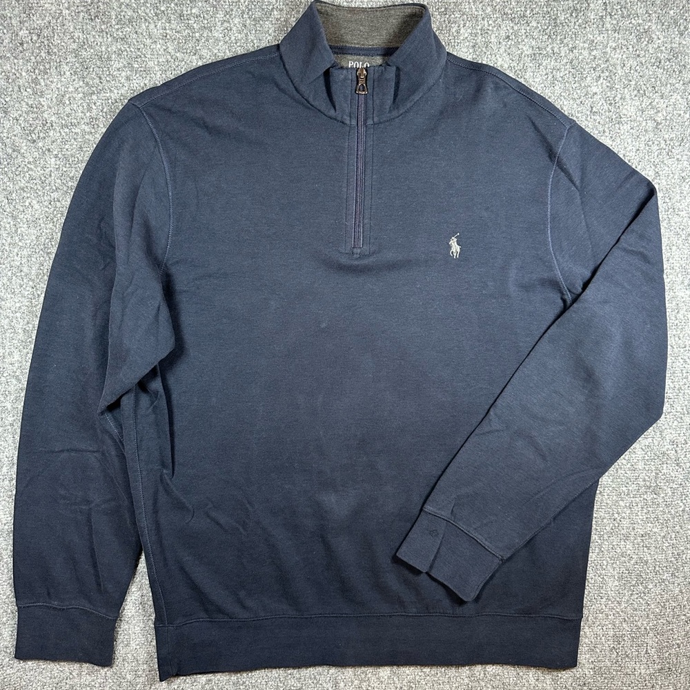 Polo Ralph Lauren Dark Blue Zip-Up Sweater